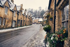 castle combe, cotswolds, england, uk, great britain, winter wonderland, winter, snow, village, cottage, snow