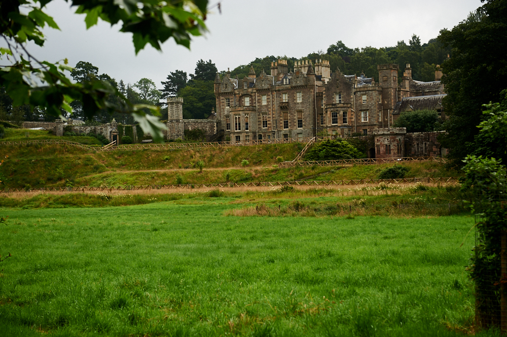 Abbotsford House, the home of Sir Walter Scott near Galashiels in the Scottish Borders, Scotland