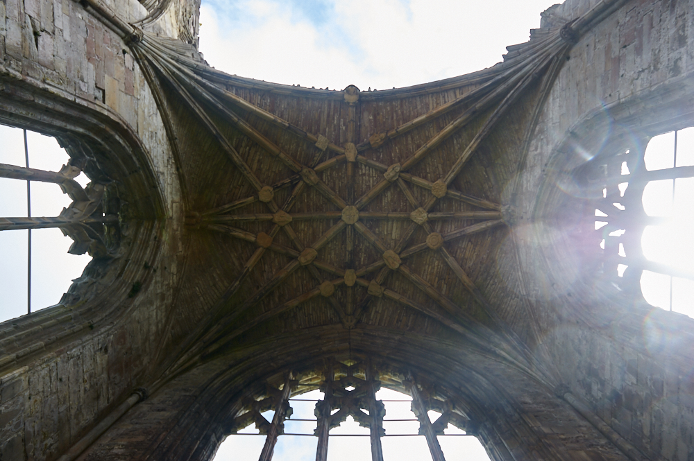 Melrose Abbey in the Scottish Borders, Scotland, United Kingdom