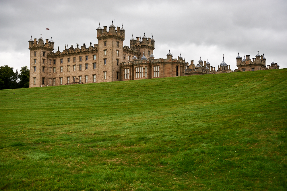 The magnificent Floors castle near Kelso in the Scottish Borders, Scotland - the city with the biggest market square in Scotland!. Home of the Duke of Roxburghe and his family