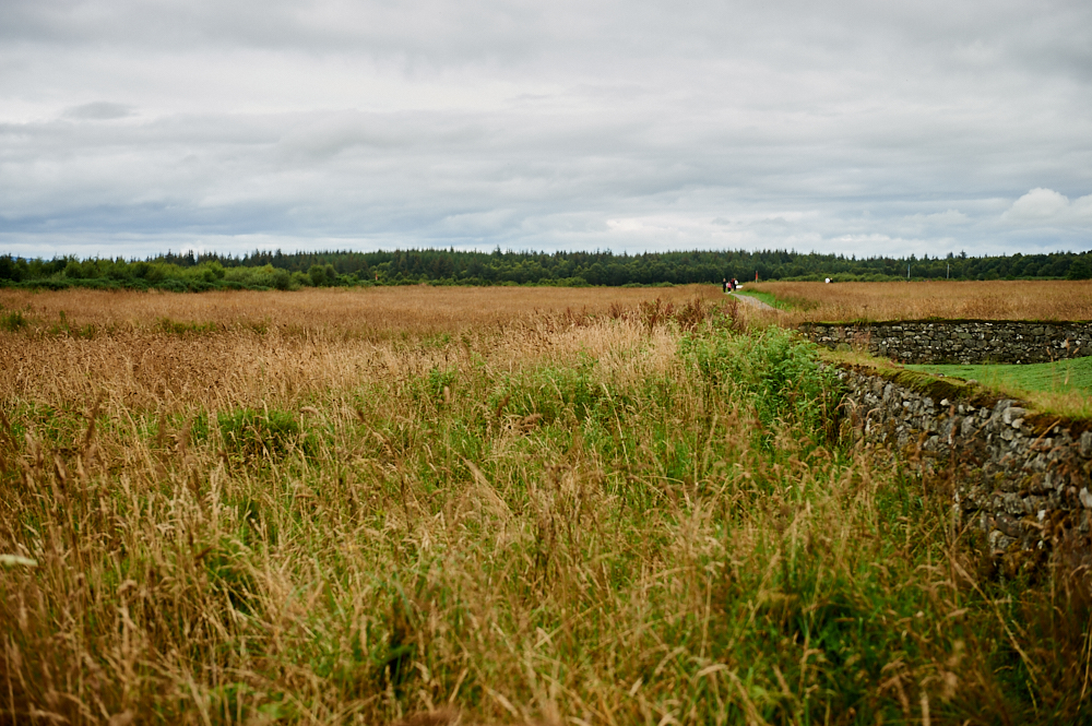 Visiting Culloden battlefield in Scotland, near Inverness.
