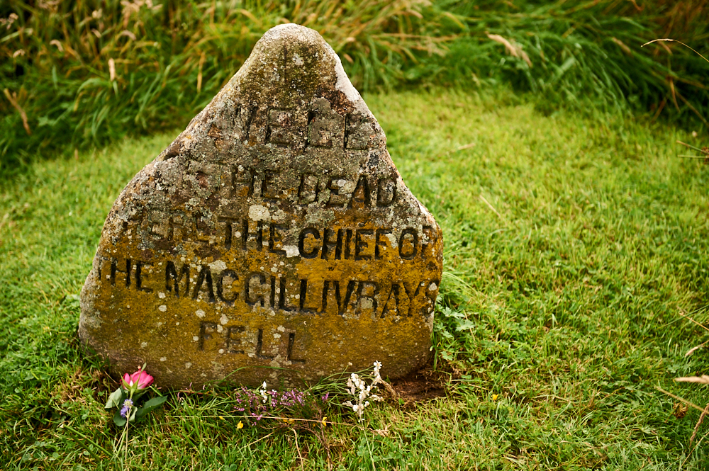 Visiting Culloden battlefield in Scotland, near Inverness.