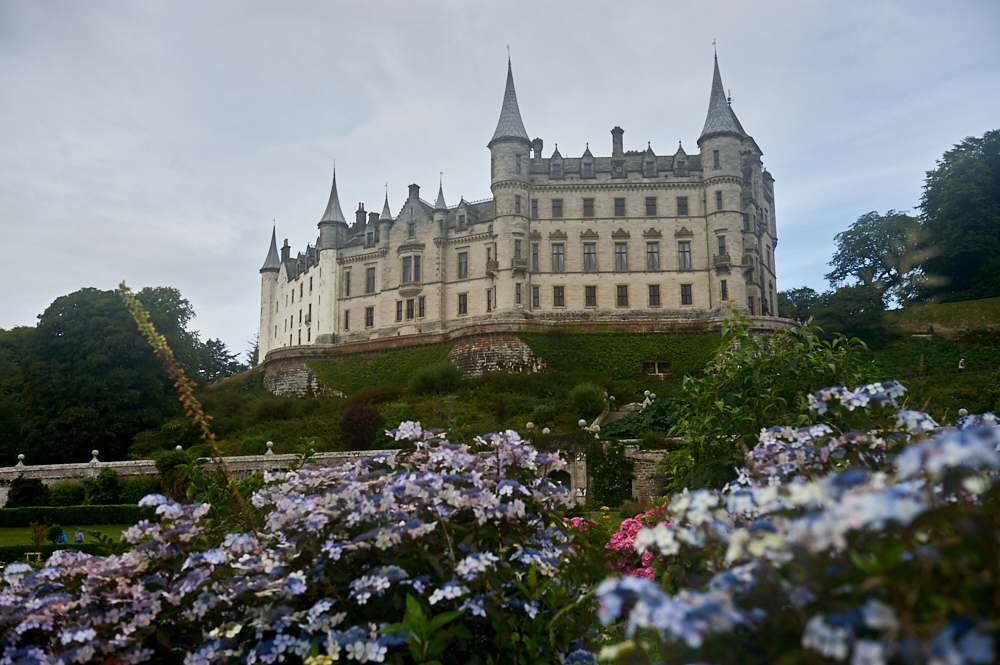 Dunrobin Castle, like a castle out of a fairytale on the Scottish Northcoast.