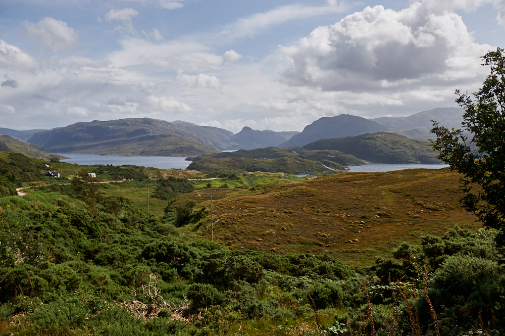 A view of the stunning Scittish gem Assynt and Lochinver in North-West Scotland.