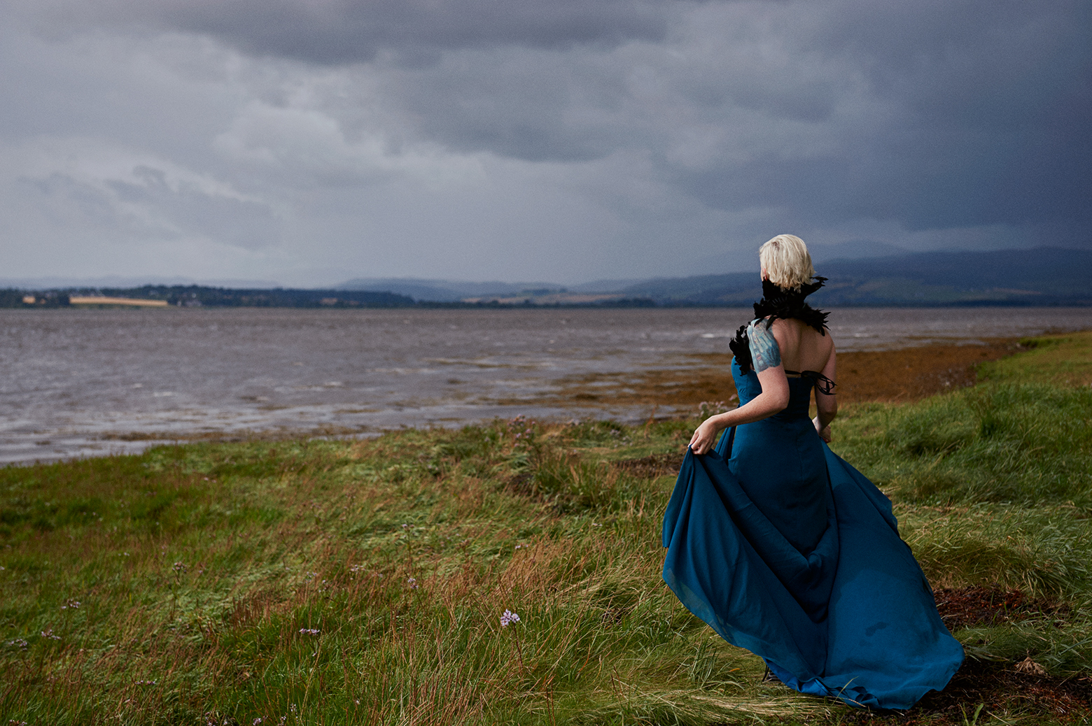 Photographin the wonderful Natalie on the Black Isle, Scotland.