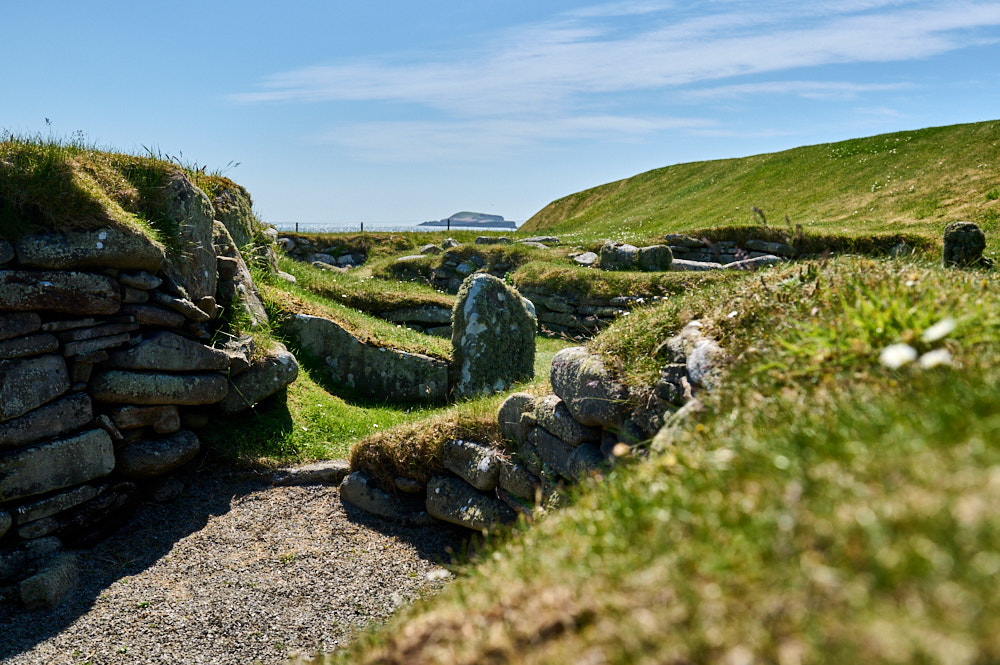 Exploring Jarlshof, one of the most inspirational archaeological sites in Scotland.
