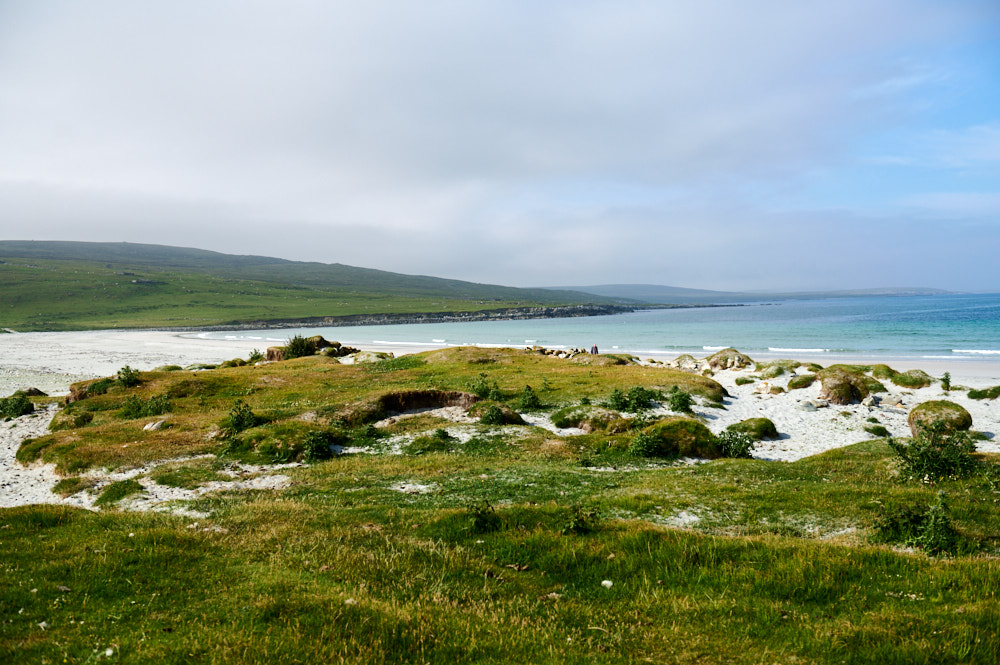 Exploring Unst, Shetland and following in the footsteps of the vikings in Sandwick.