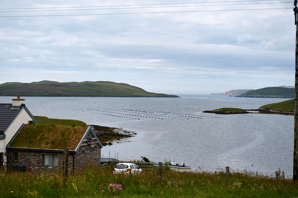 Driving from Central Shetland up north