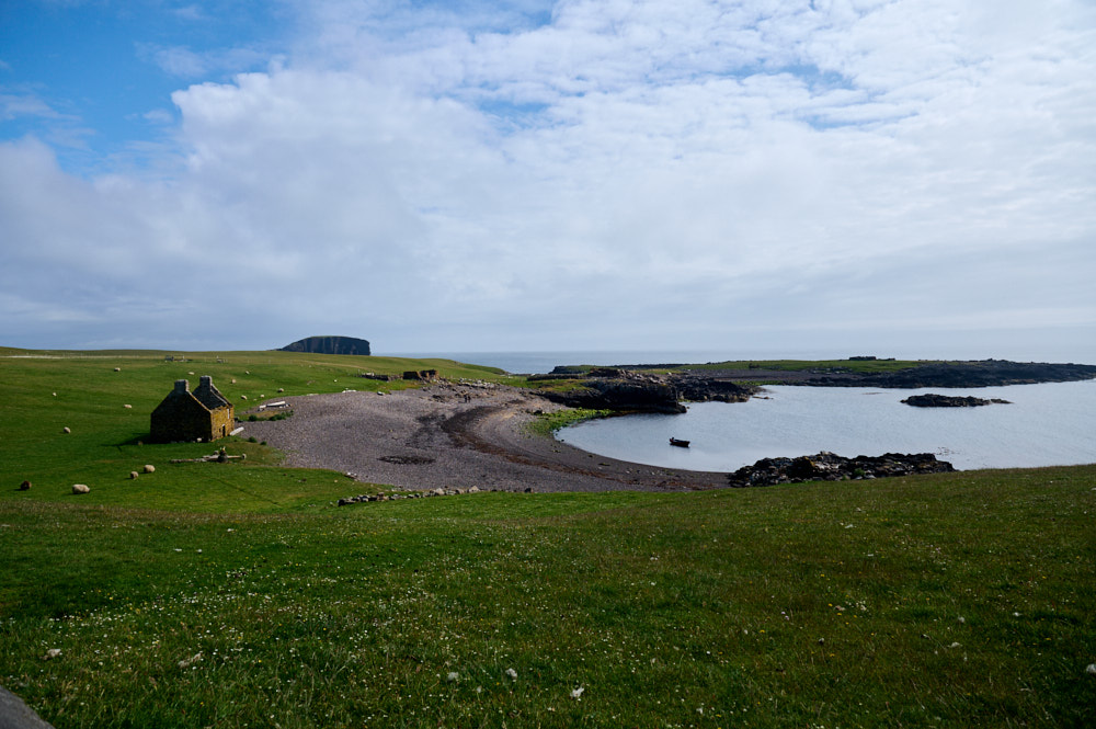 A walk around the former fishing station in Stenness, Shetland.