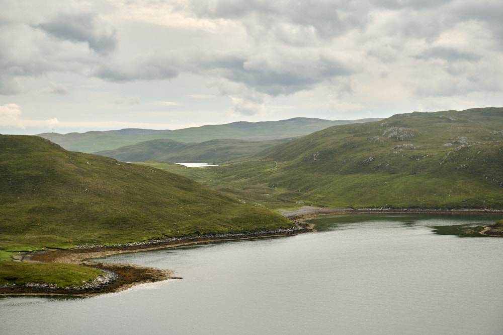 Mavis Grind - the small narrow piece of land connecting the Northmavine to mainland Shetland.