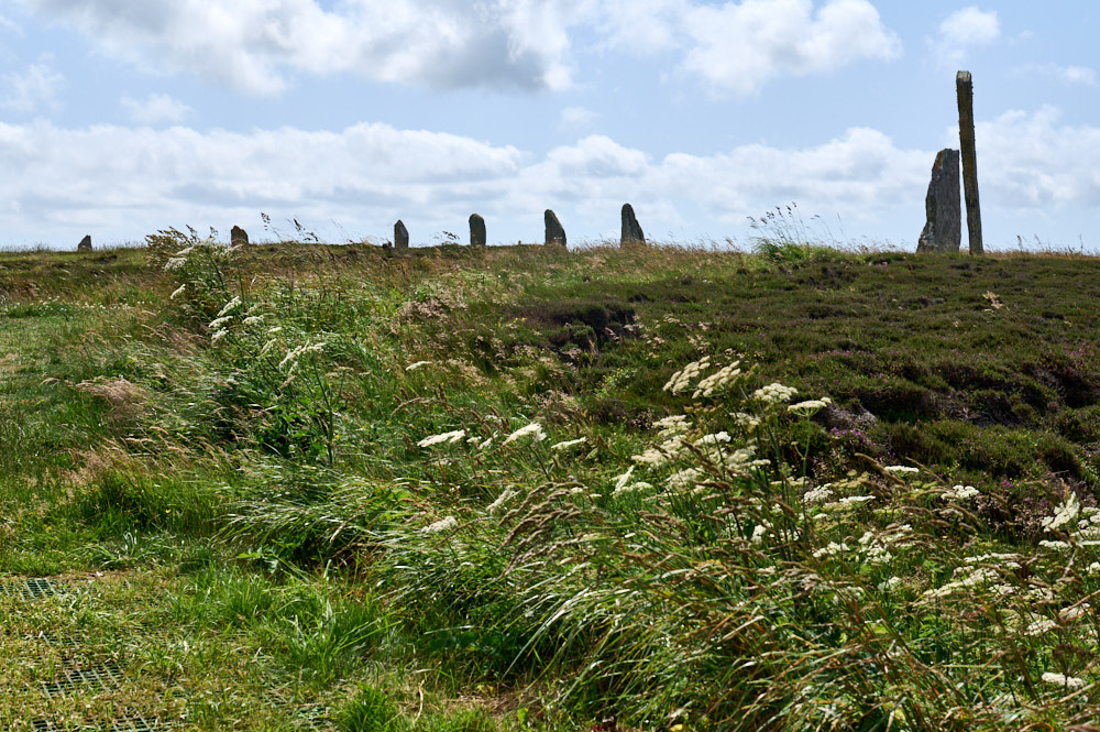Walking a magical land, the Ring of Brodgar in Orkney.