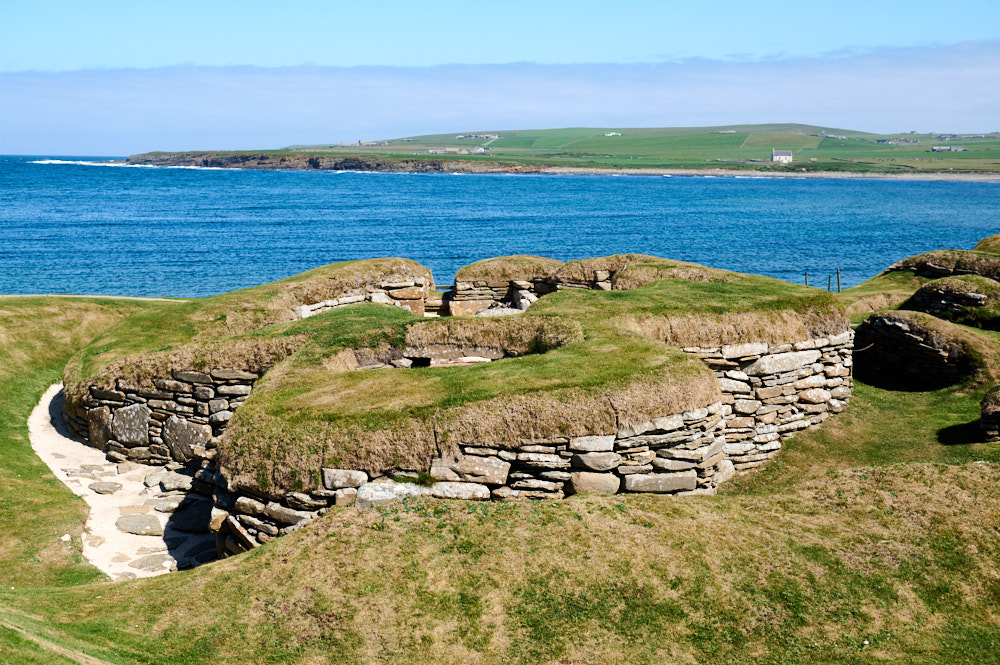 Stepping back into the neolithic times, Skara Brae in Orkney.
