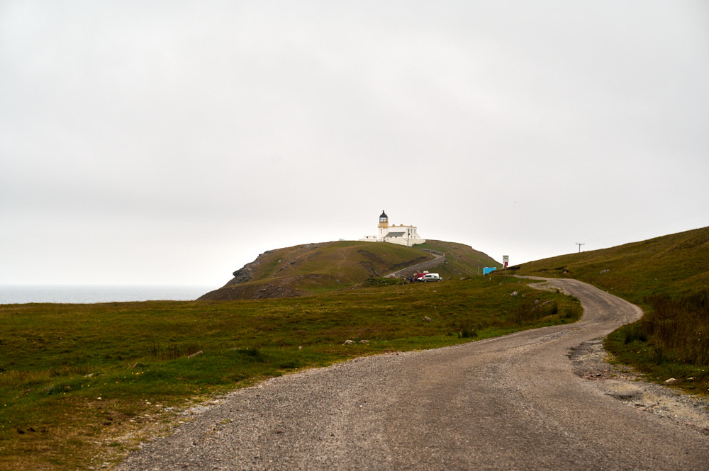 WALKING TO THE Stoer Lighthouse.