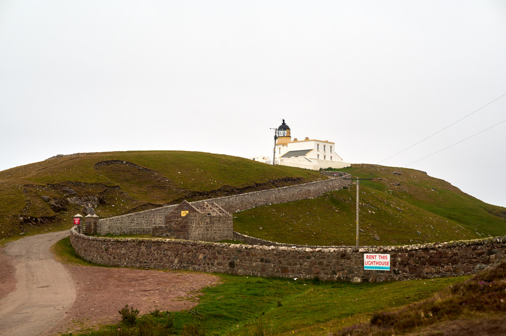 WALKING TO THE Stoer Lighthouse.
