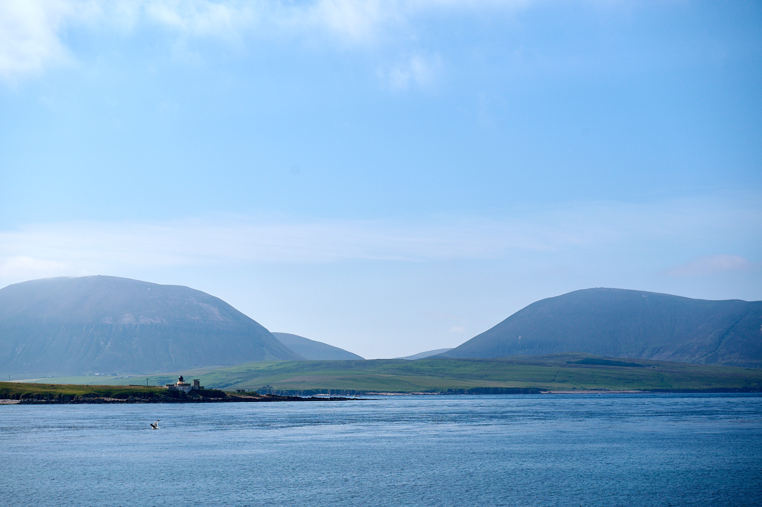 Walking from Stromness along the coast towards the Ness battery.