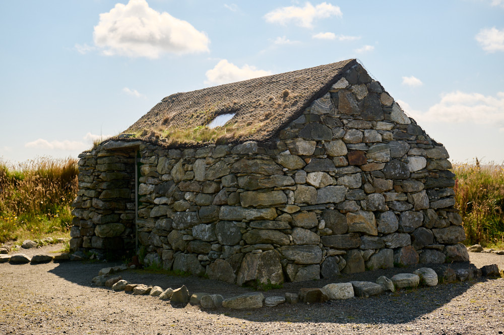 The shieling in Barvas and Brue on the Isle of Lewis - a little hut for the summertime.