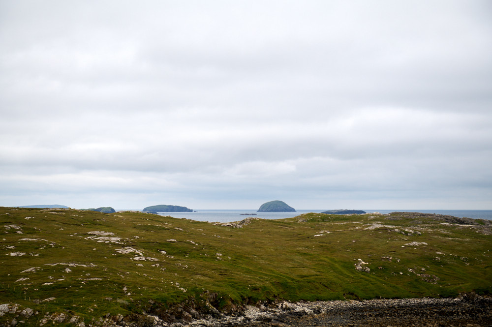 Visiting the Gearrannan Blackhouse Village in the Isle of Lewis in the Outer Hebrides.