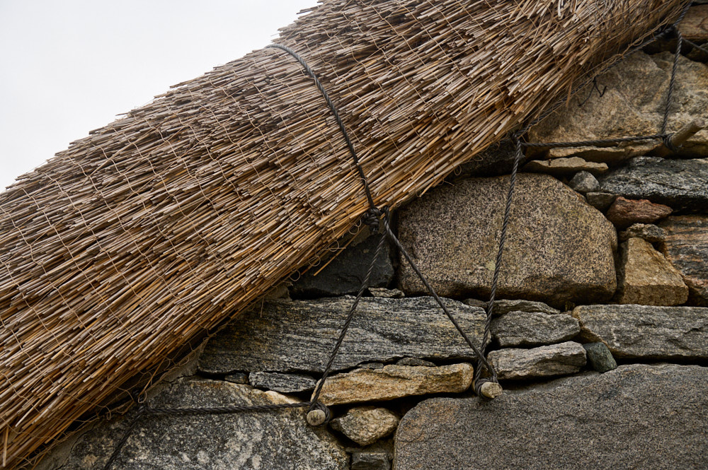 Visiting the Gearrannan Blackhouse Village in the Isle of Lewis in the Outer Hebrides.