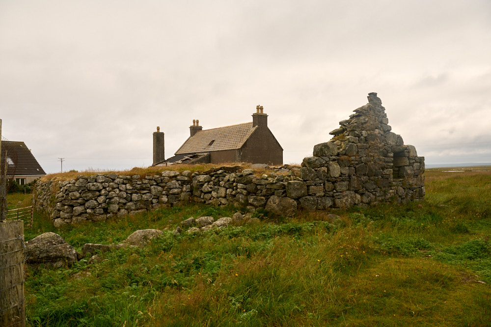Walking around Arnol in Lewis and looking for all the blackhouses.