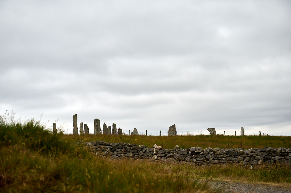 Visiting the standing stones at Callanish, Isle of Lewis
