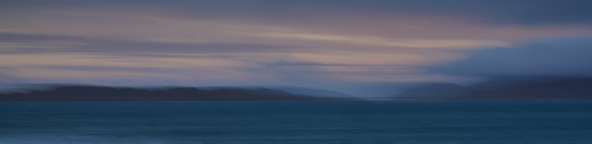 sunset on the isle of harris