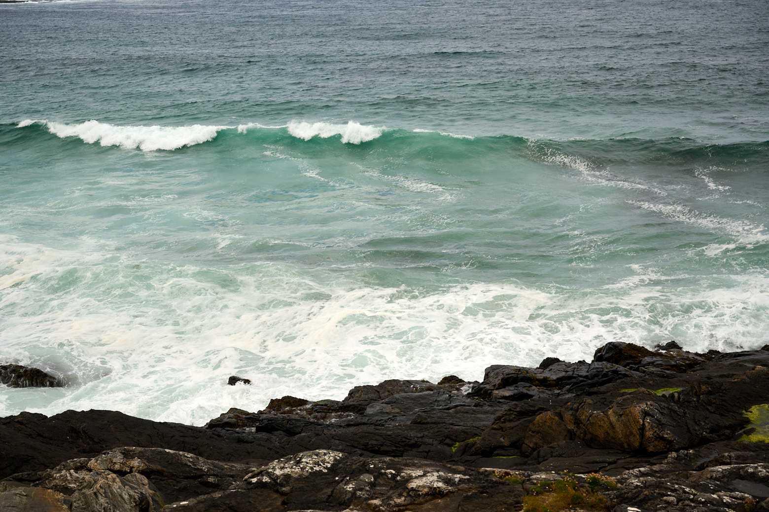 Walking around Castlebay on the Isle of Barra.