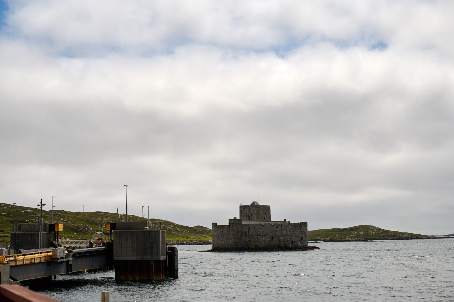 Walking around Castlebay on the Isle of Barra.