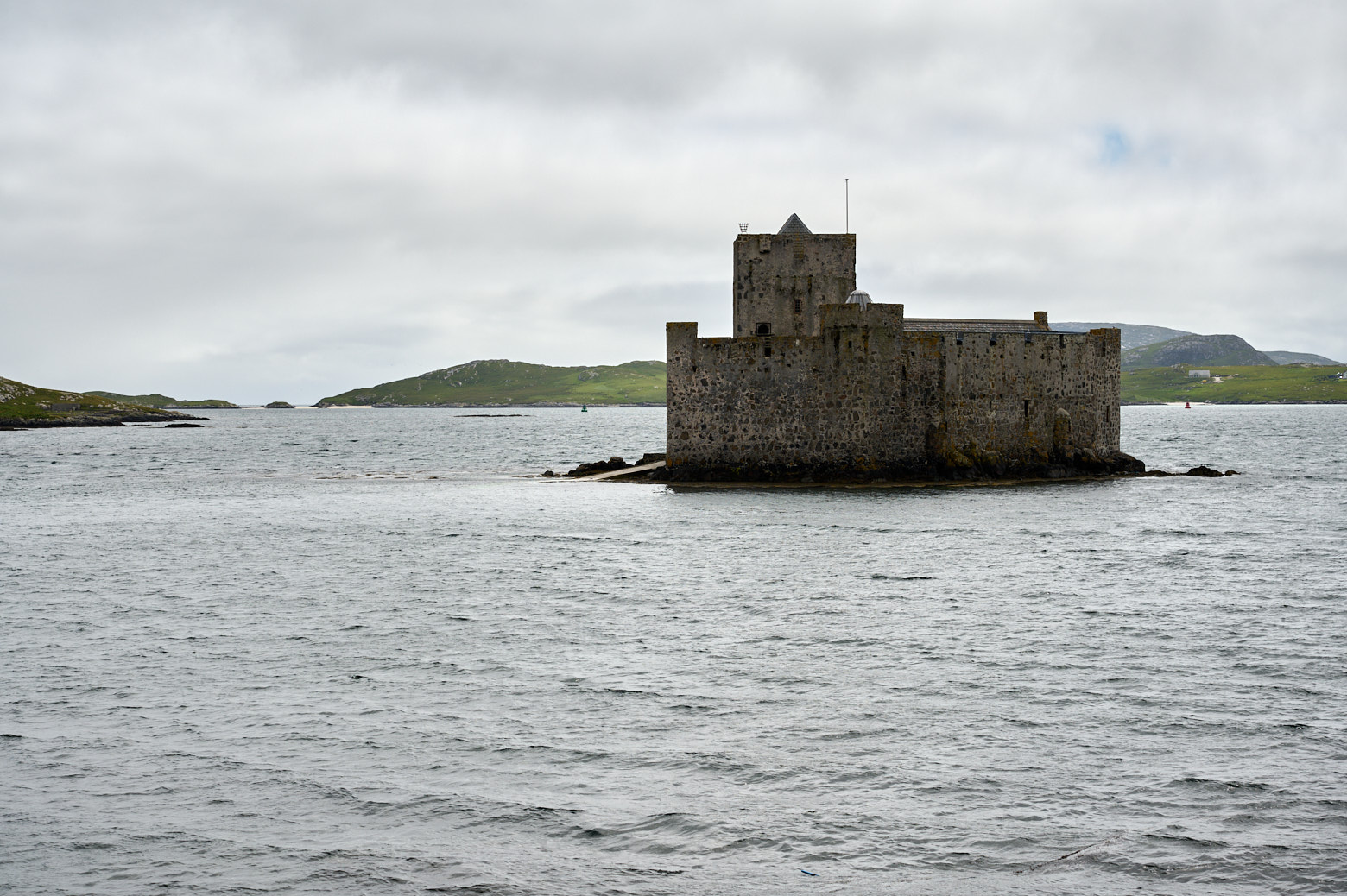 Walking around Castlebay on the Isle of Barra.