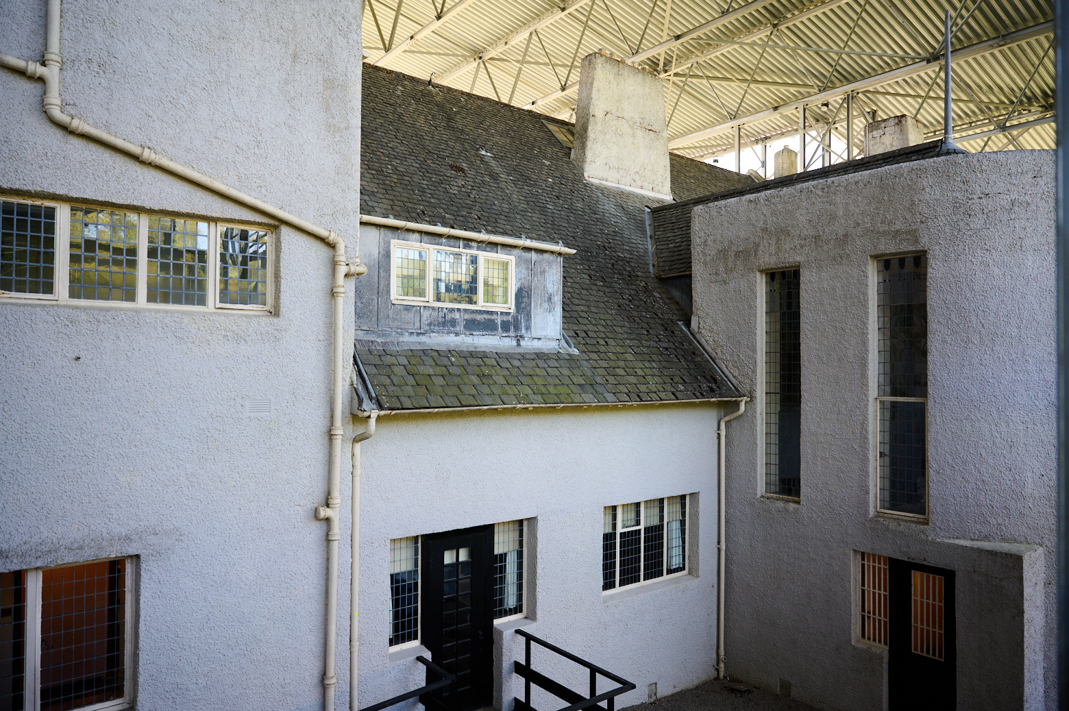 The Hill House in Helensburgh near Glasgow designed by Charlie Macintosh.