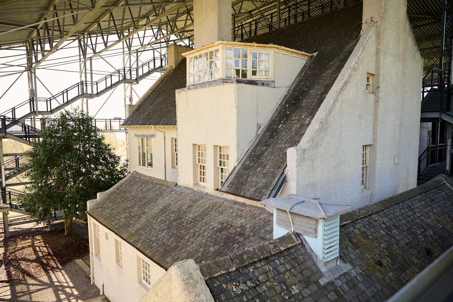 The Hill House in Helensburgh near Glasgow designed by Charlie Macintosh.