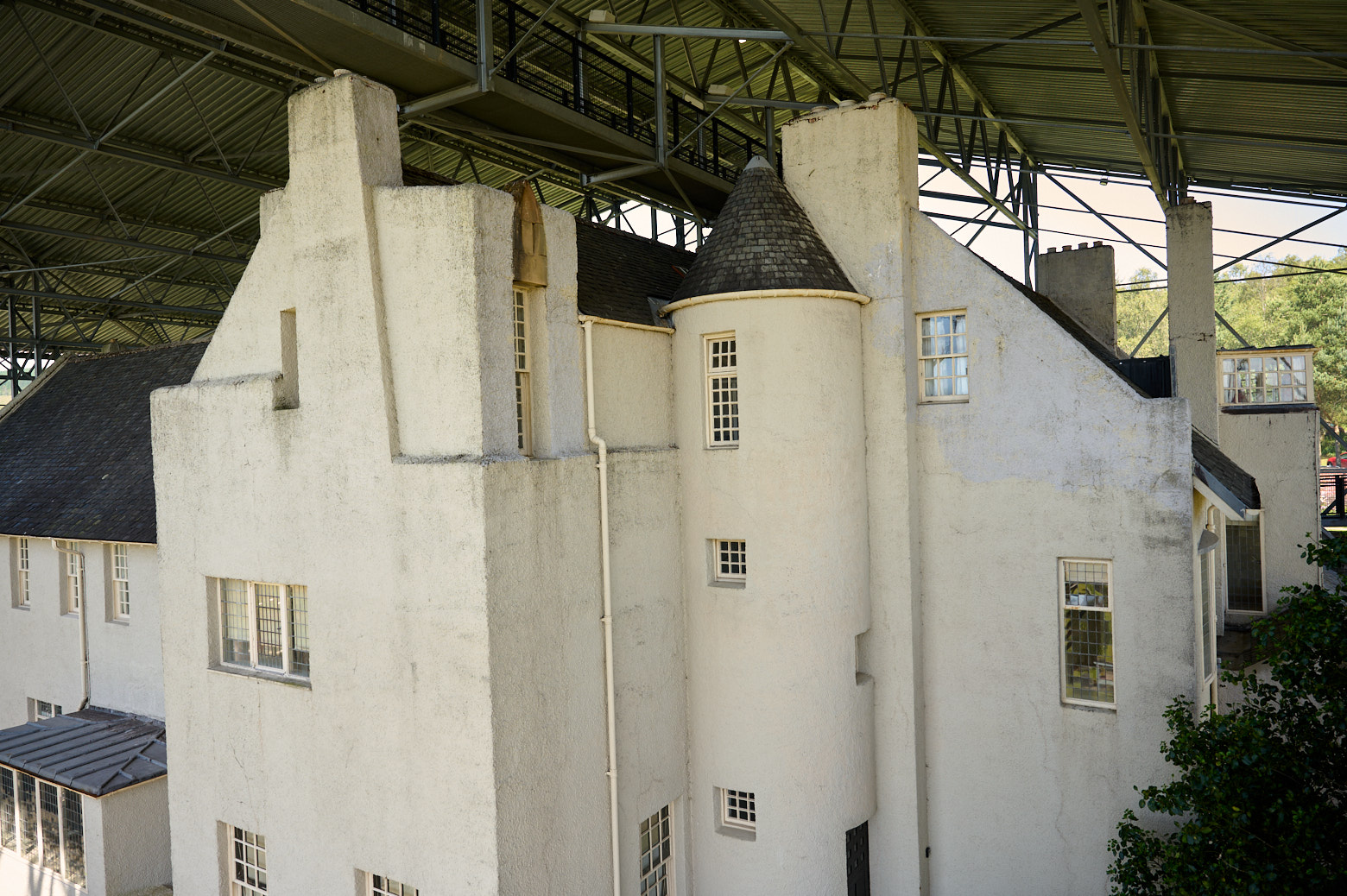 The Hill House in Helensburgh near Glasgow designed by Charlie Macintosh.