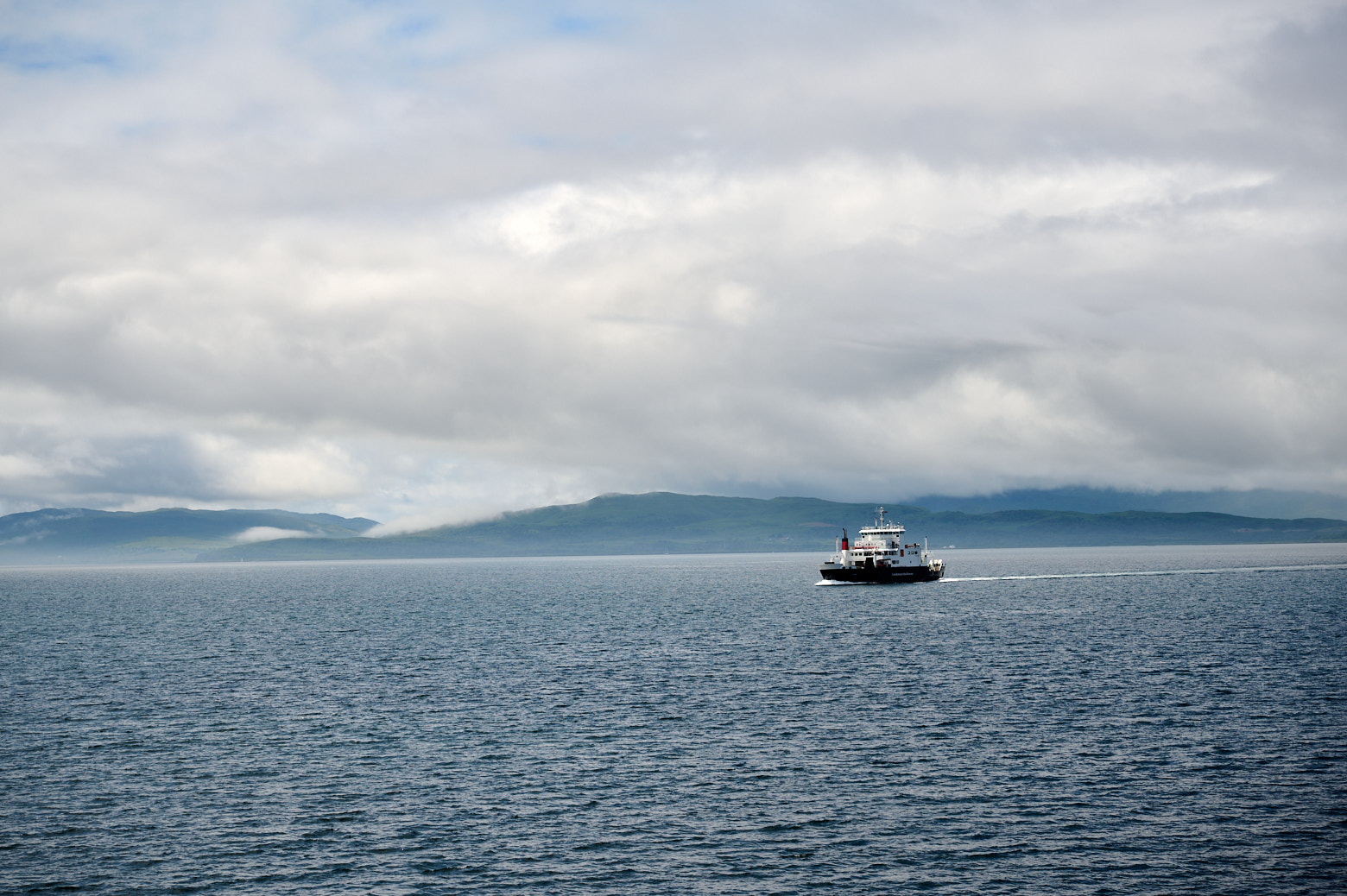 On the ferry from Oban to Barra in the Outer Hebrides.