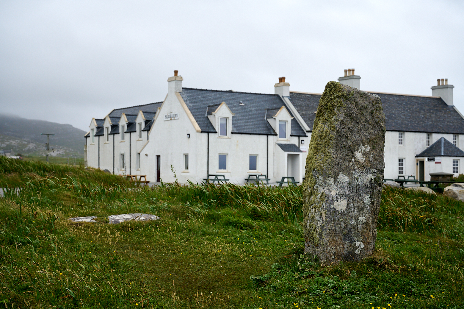 Polochar Standing Stone in South Uist.
