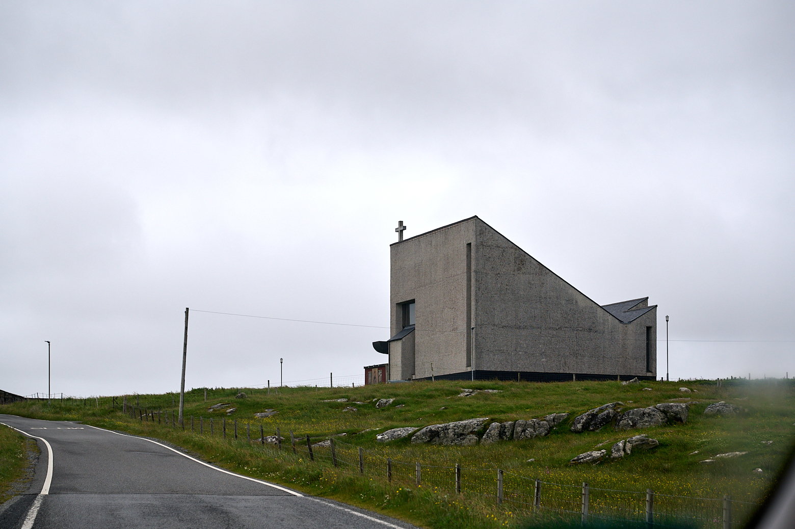 Very imposant church in South UIst.