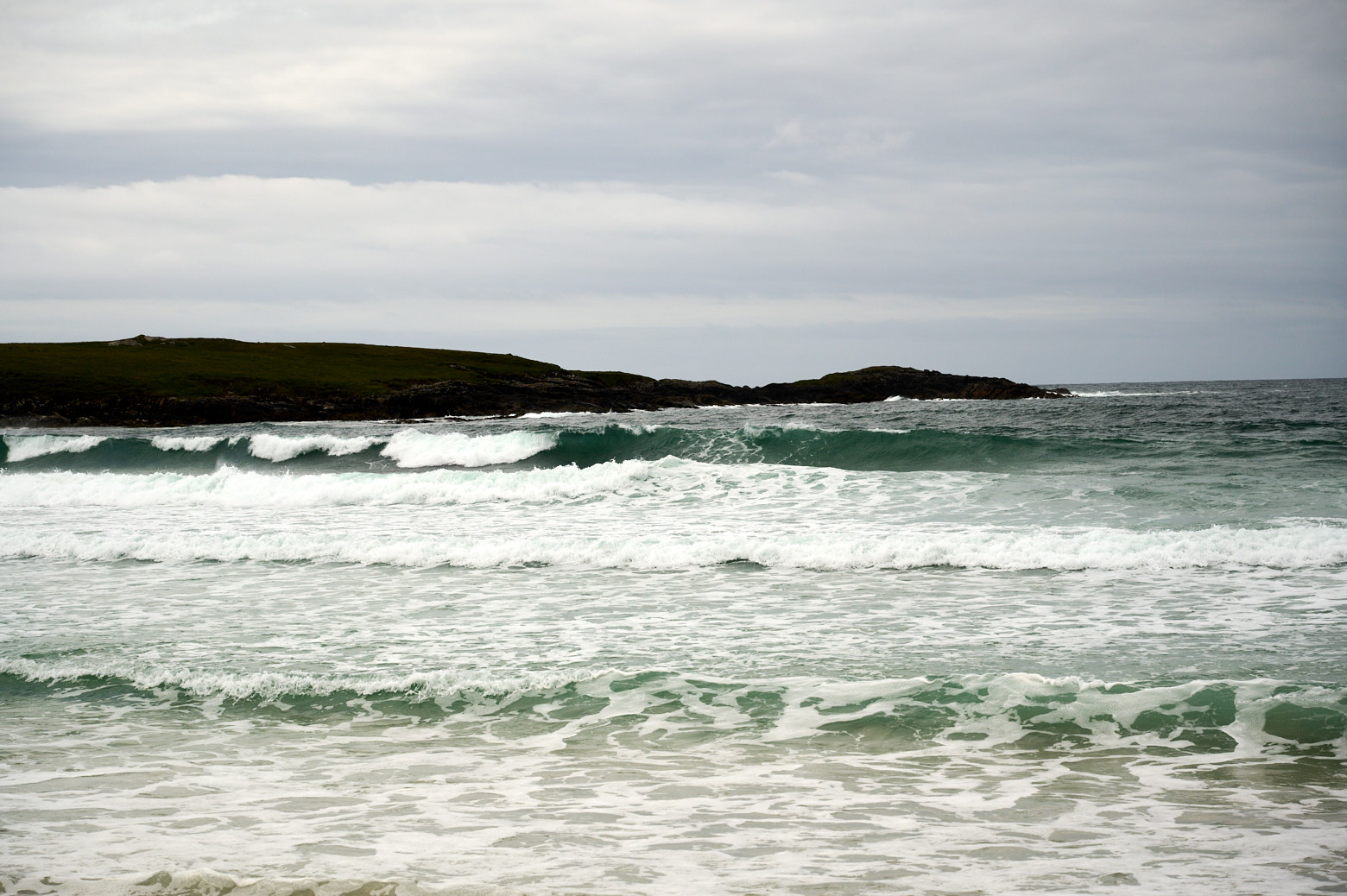 Traigh stir in North Uist and a view of St Kilda, Outer Hebrides.