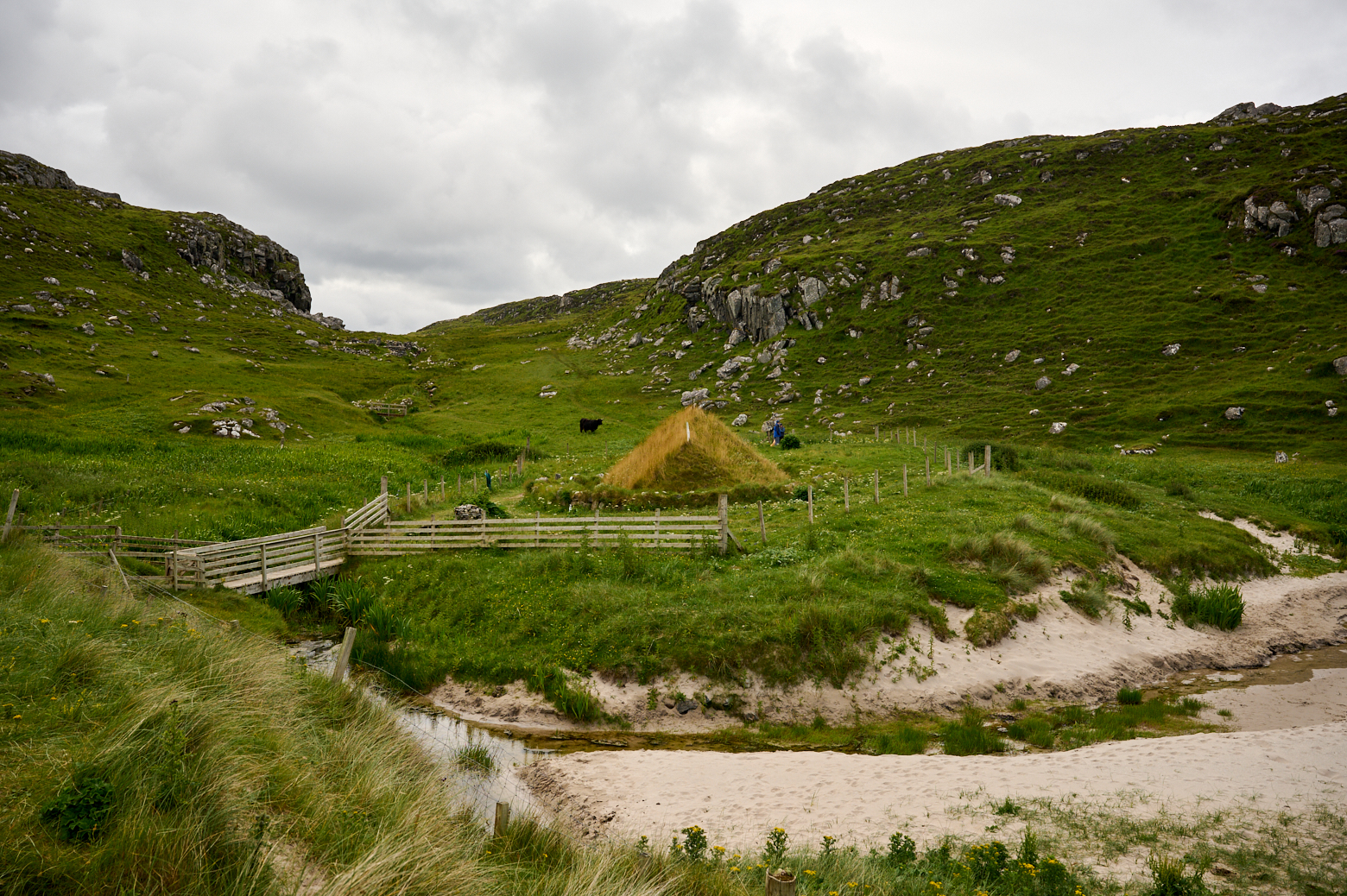 Visiting the Iron Age Village in Bosta, Isle of Lewis