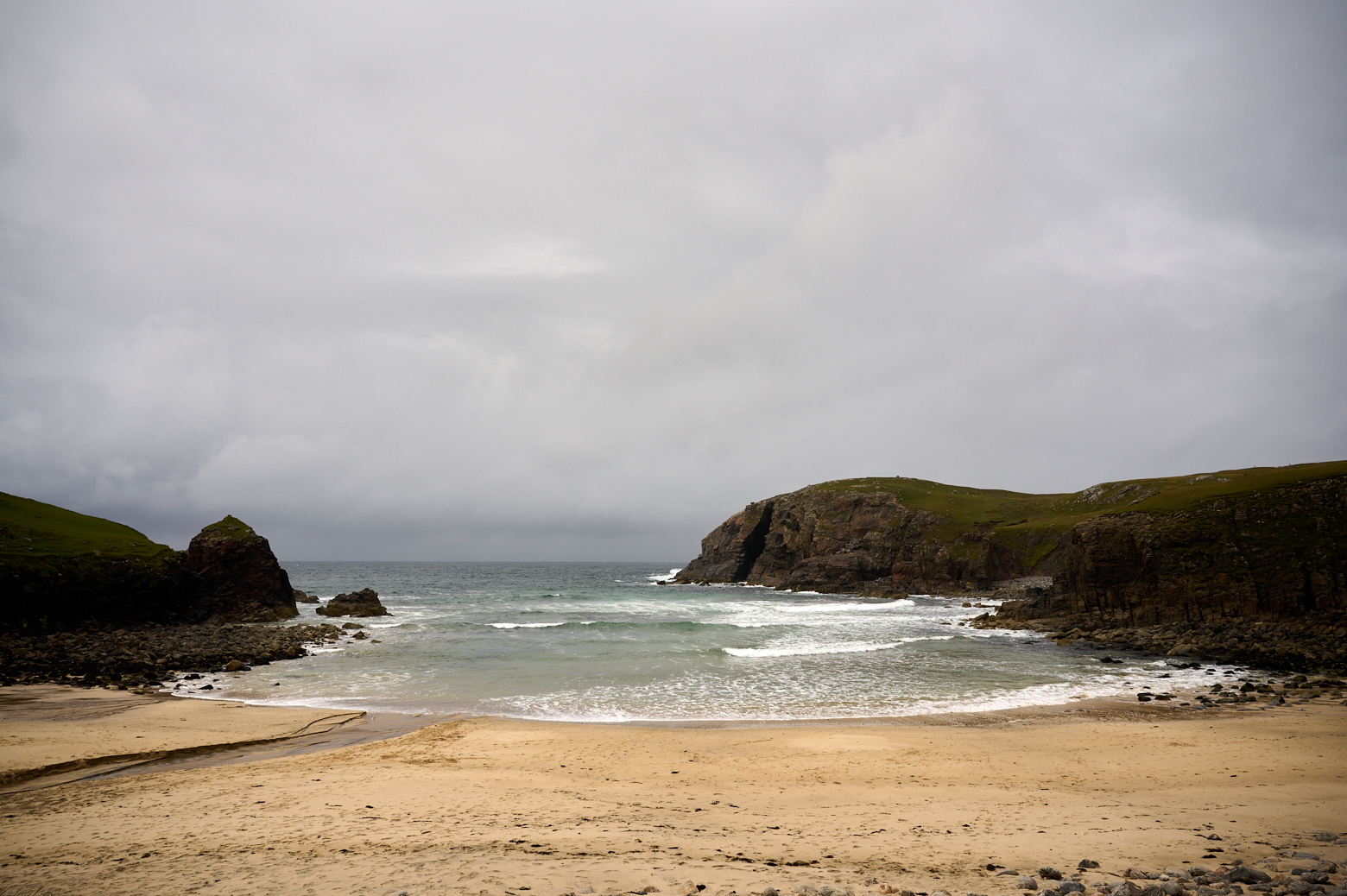 A walk along Dalmore beach in the Isle of Lewis, Outer Hebrides.