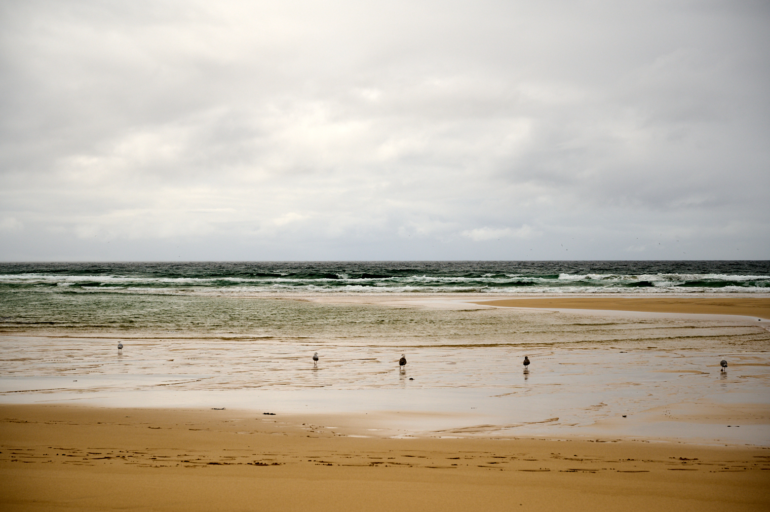 A walk on an empty Eoropie Beach in the Isle of Lewis, Outer Hebrides.