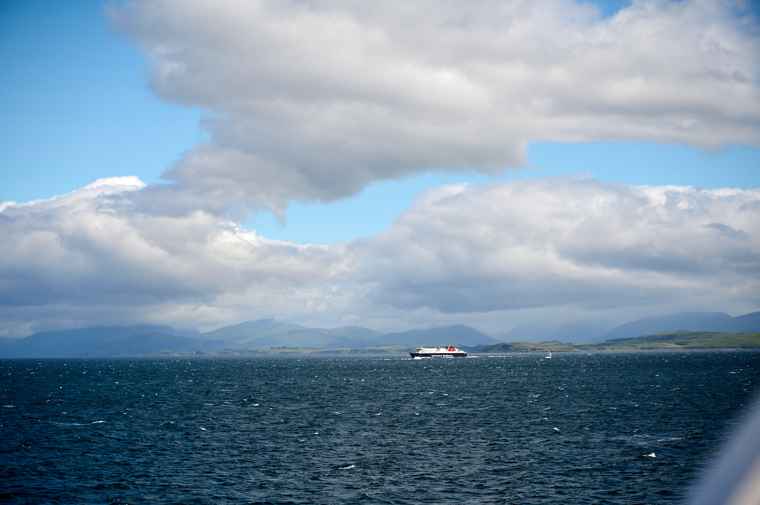 Taking the ferry back to Oban and crossing by the Isle of Mull.