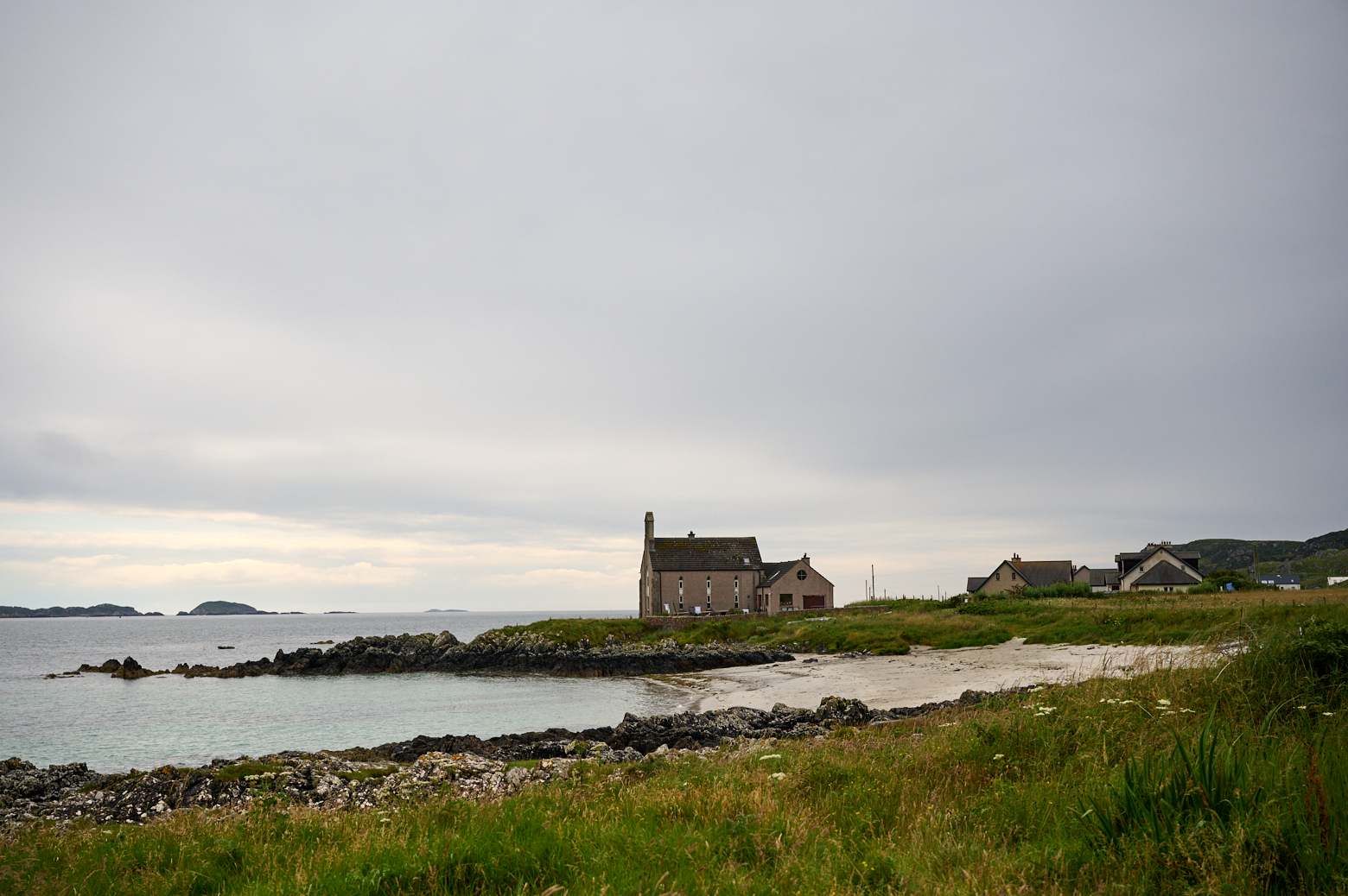 Visiting the Isle of Iona near Mull, Inner Hebrides, Scotland