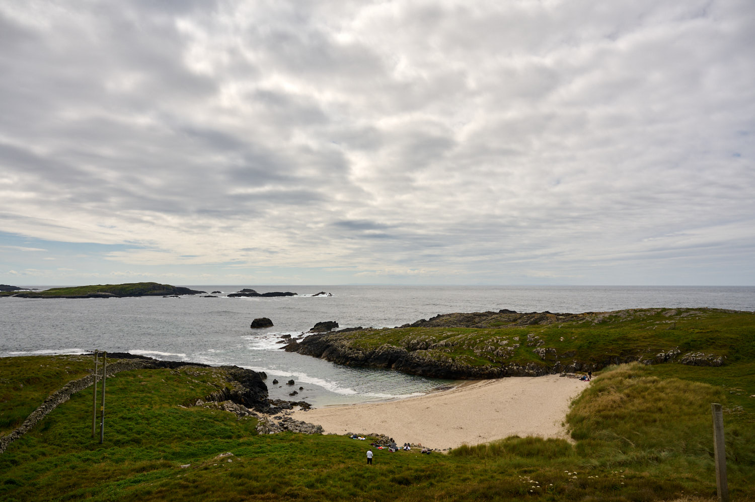 Walking through Currie Sands in the Isle of Islay