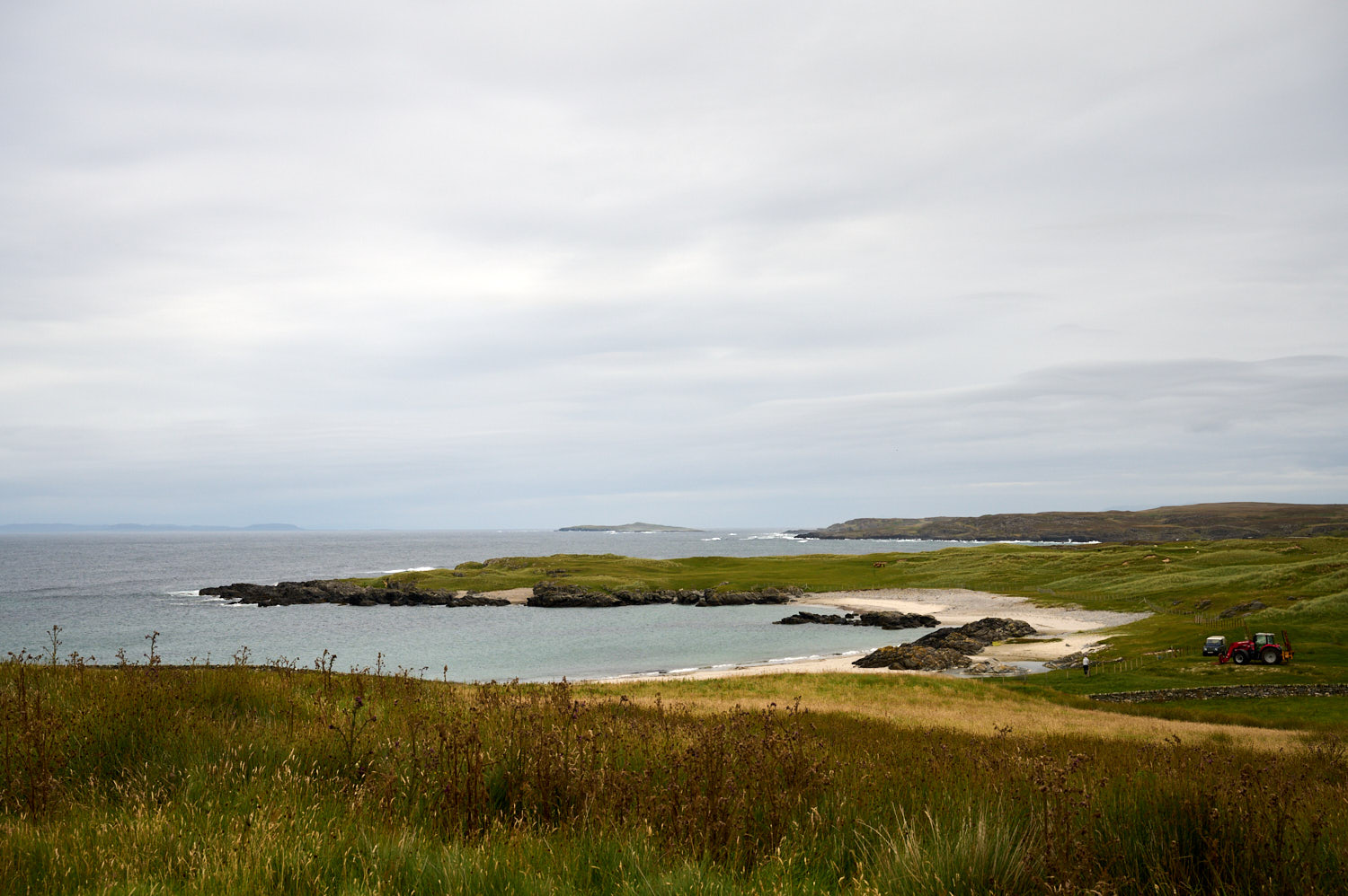 Taking a tour around Rinns of islay, from Lossit Bay back to Port Charlotte