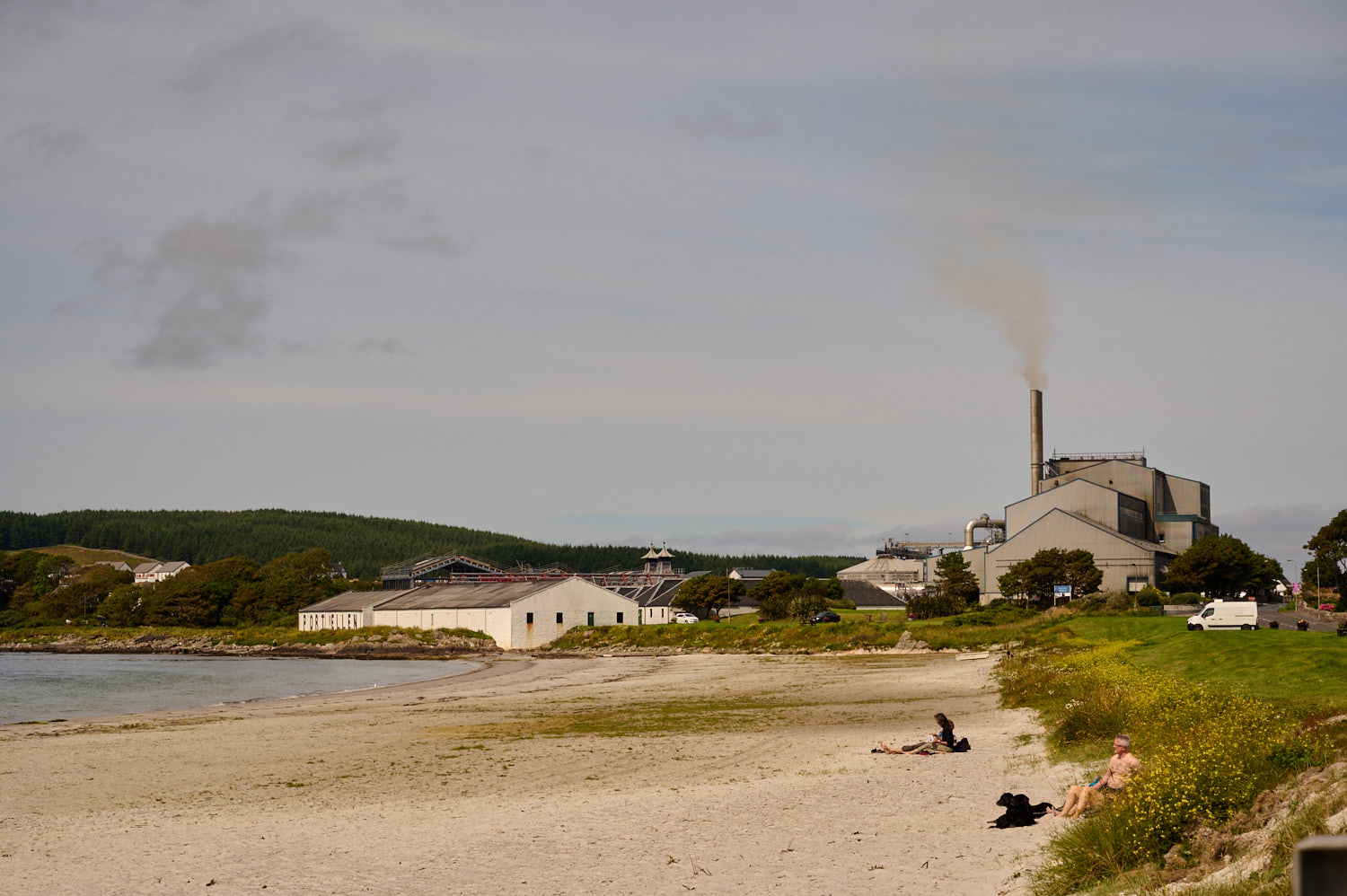 On a stroll through Port Charlotte in the Isle of Tiree.