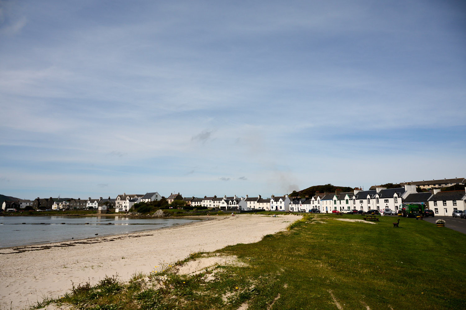 On a stroll through Port Charlotte in the Isle of Tiree.